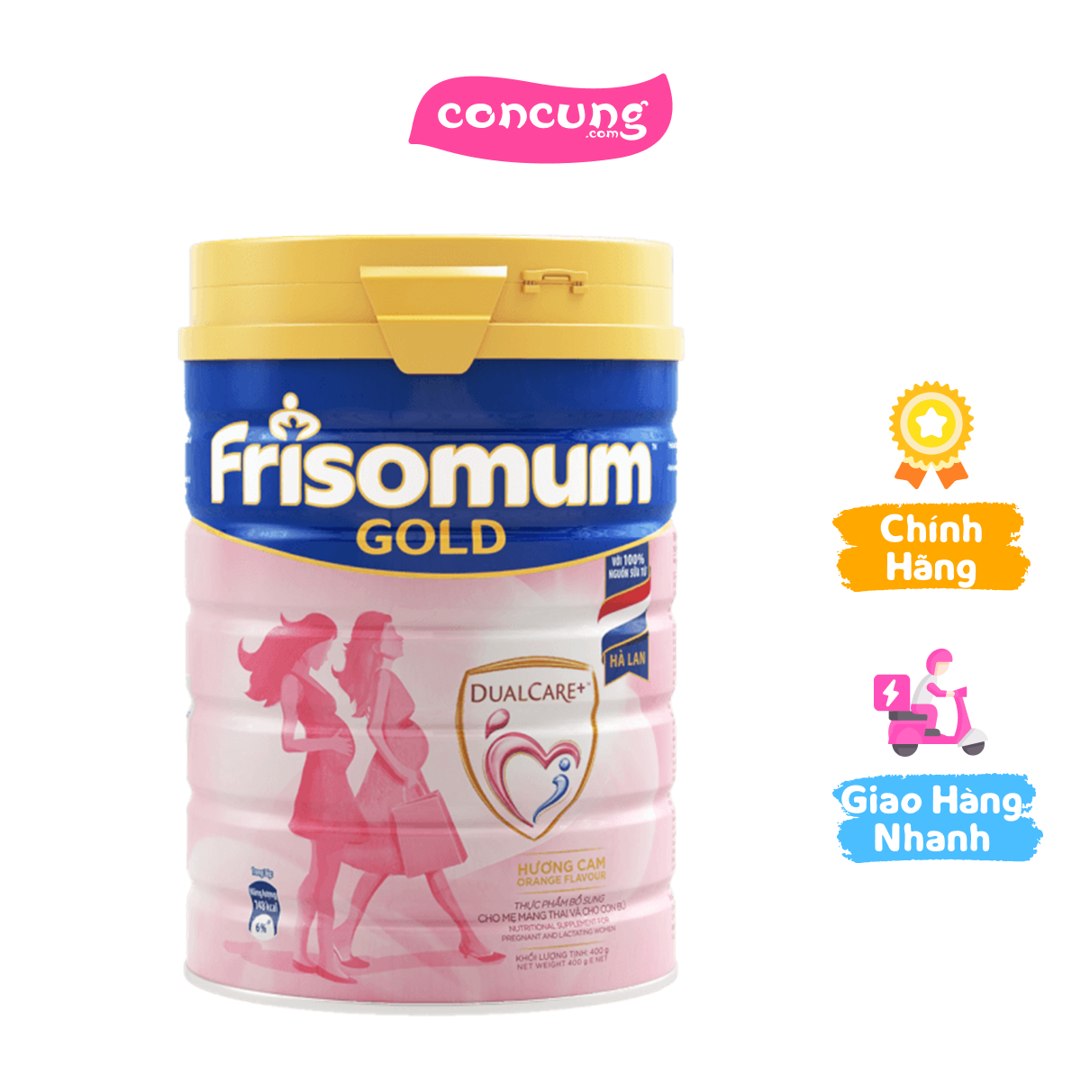 Friso mum gold hương cam, 400g