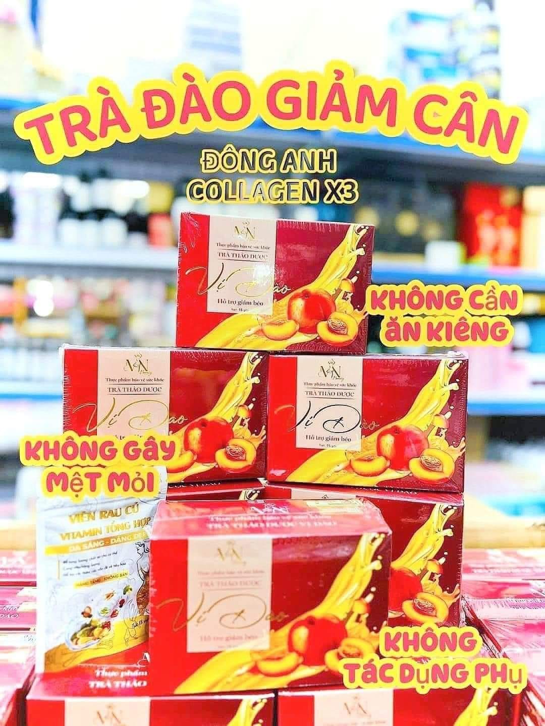 [Giảm cân] TRÀ GIẢM CÂN VỊ ĐÀO ĐÔNG ANH ( hàng chính hãng)