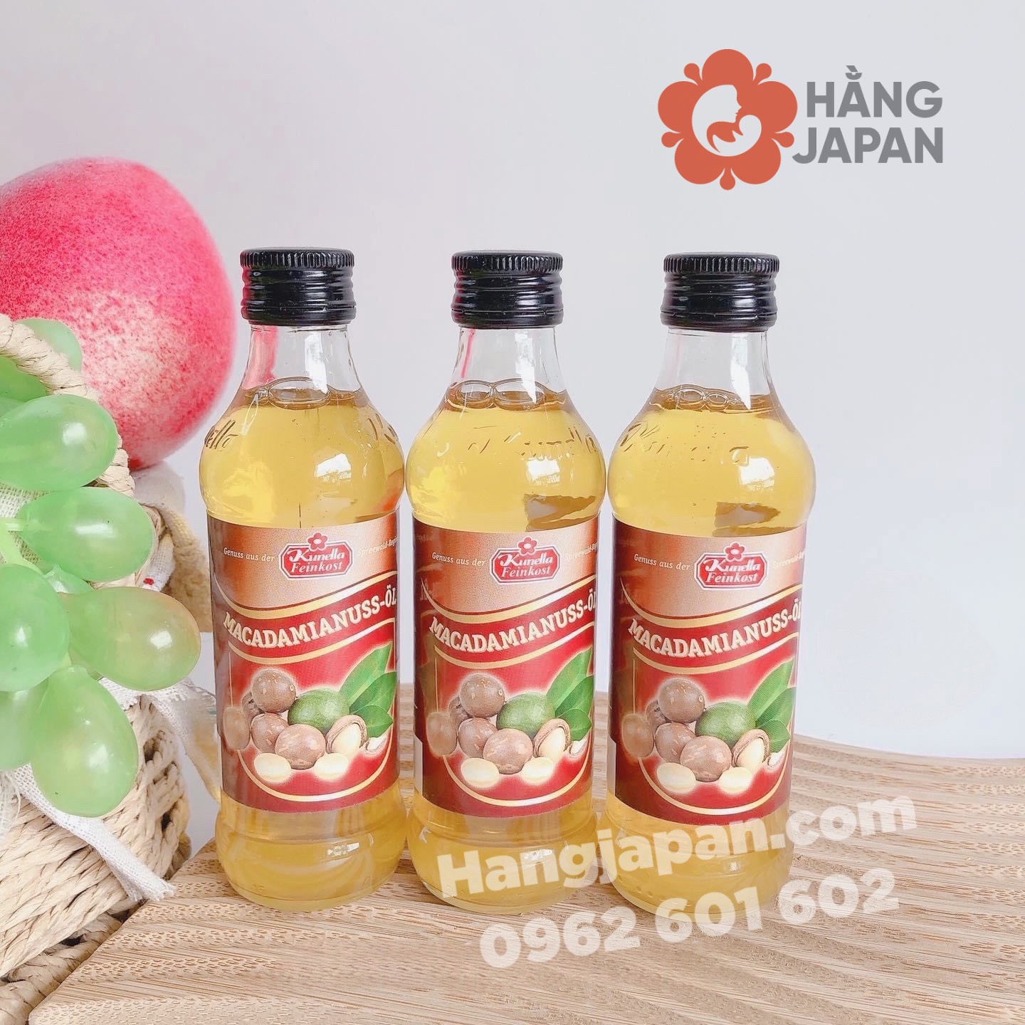 Dầu Óc chó/ Macca Kunella Feinkost WalnuBol 100ml - Hàng Đức