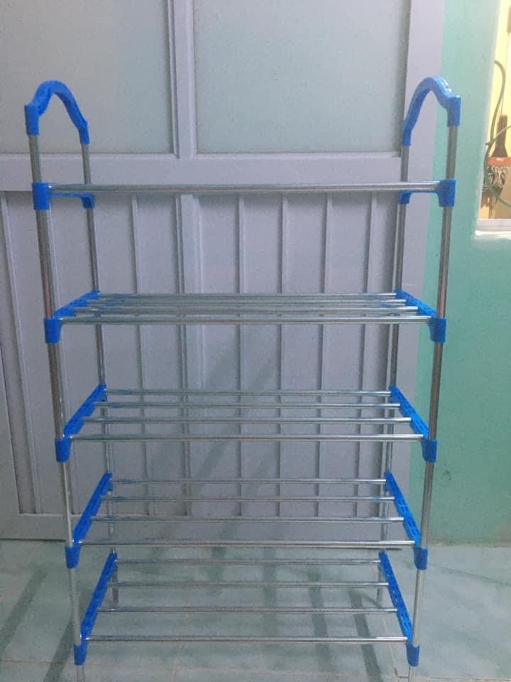 KỆ GIẦY 5 TẦNG INOX