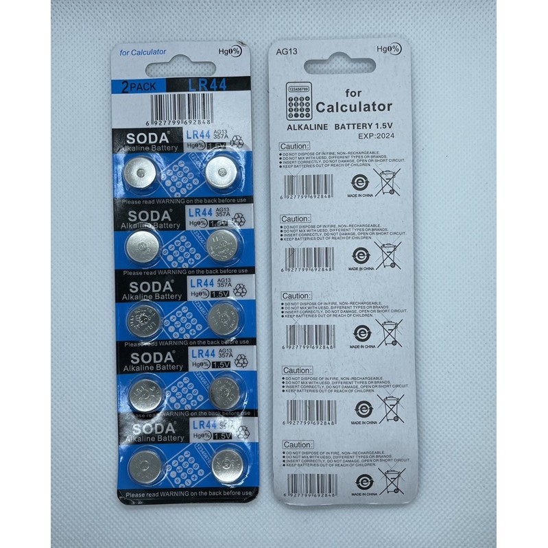 pin cúc áo lr 44 cho đèn led, đồ chơi, máy tính