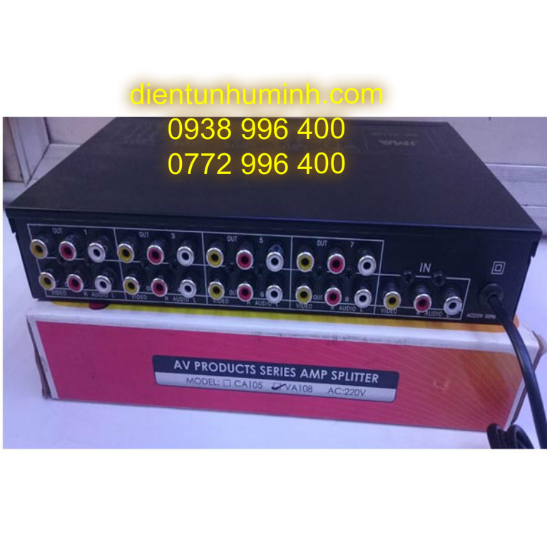 Bộ chia av 1 ra 8
