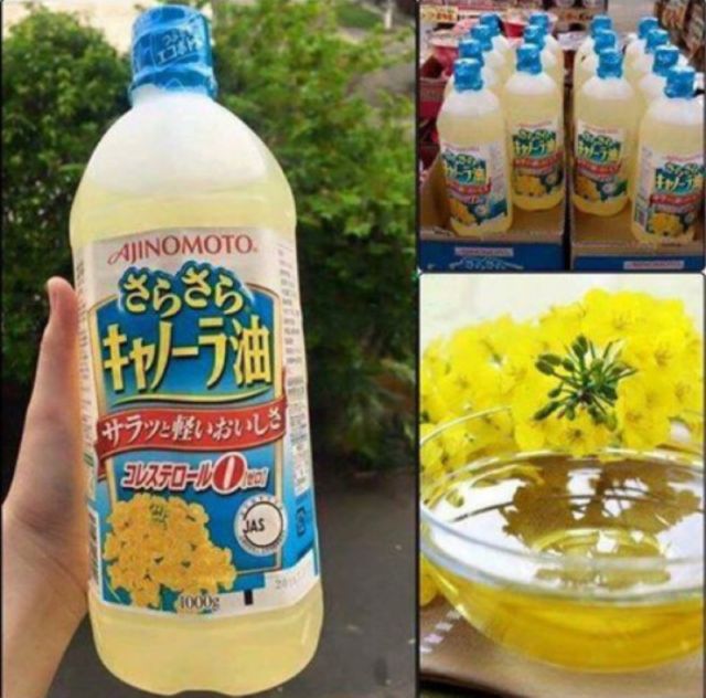 Dầu ăn hạt cải Ajmoto Nhật