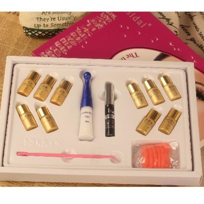 Bộ thuuốc Uốn Mi Phủ Đen Collagen 6D BAISIDAI ( hàng chuẩn)