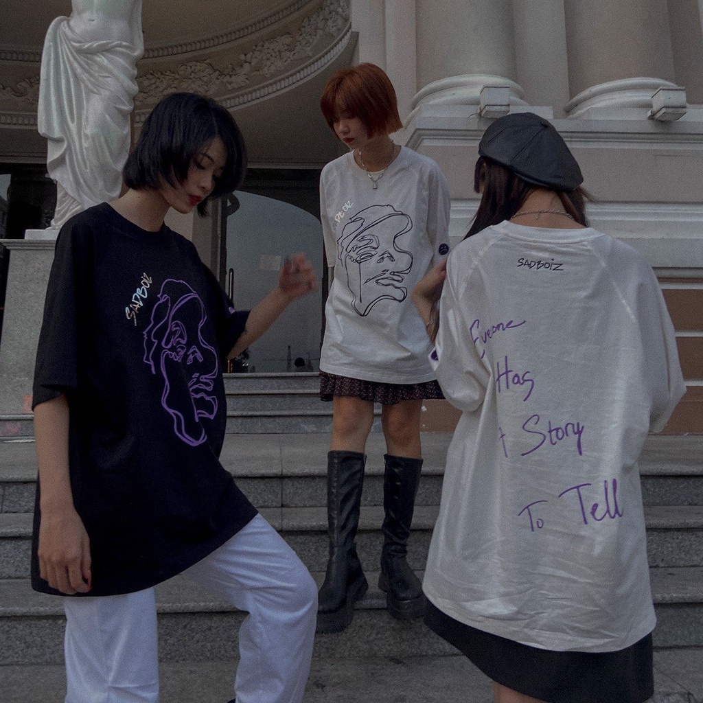 Áo thun SADBOIZ SAD STORY WHITE