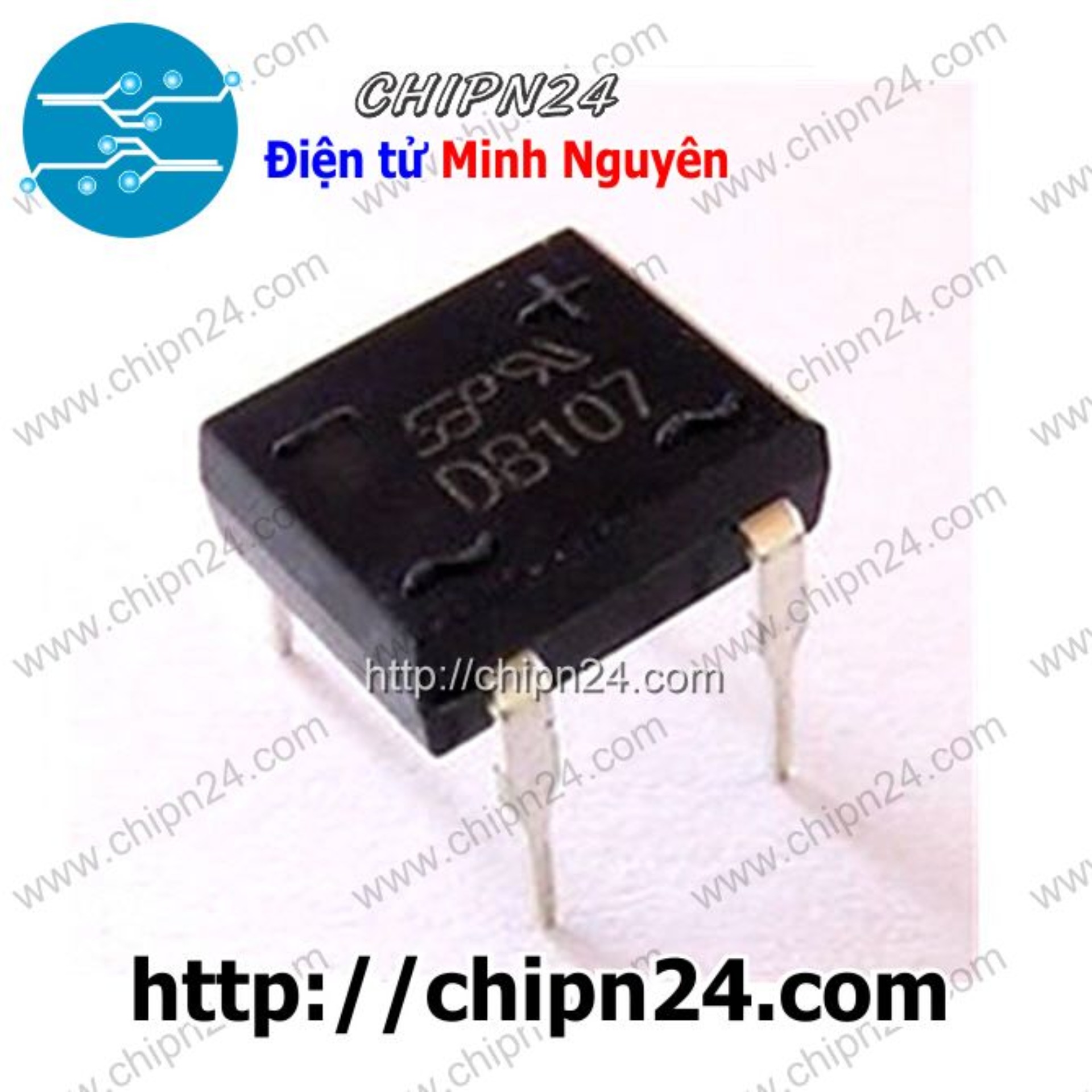 Cầu diode db107 1a 700v
