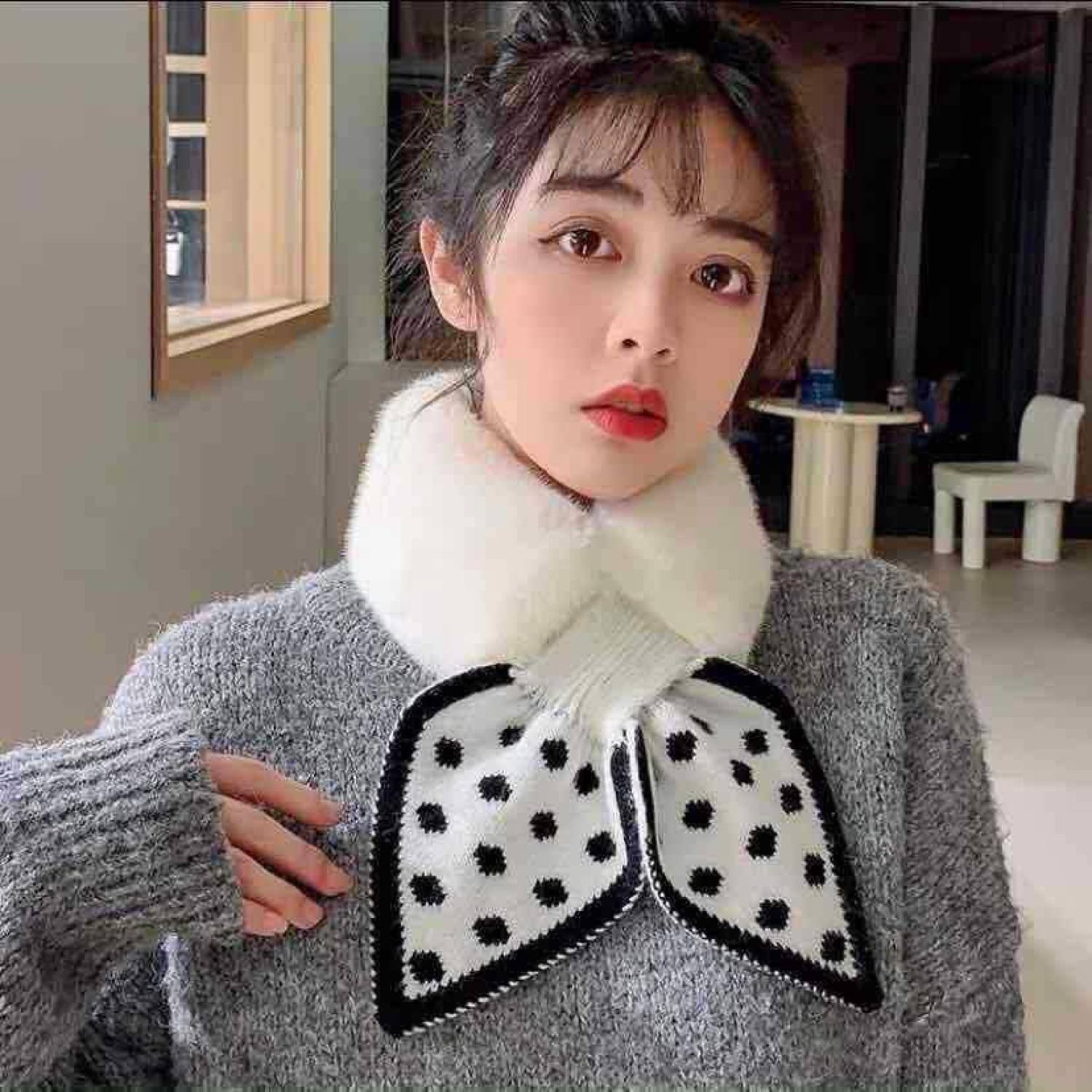 KHĂN LÔNG QUÀNG CỔ XUẤT HÀN