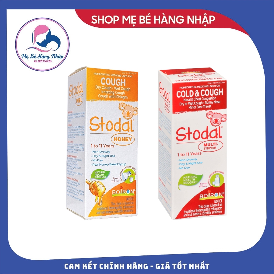 Hộp Stodal cold and cough nội địa Canada 125ml