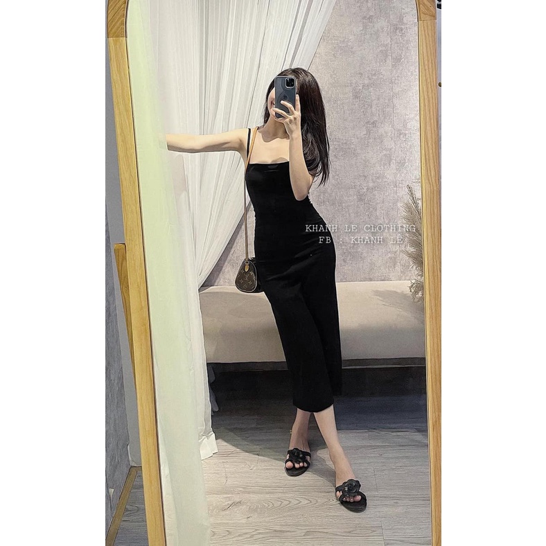 Đầm maxi hai dây ôm body sexy
