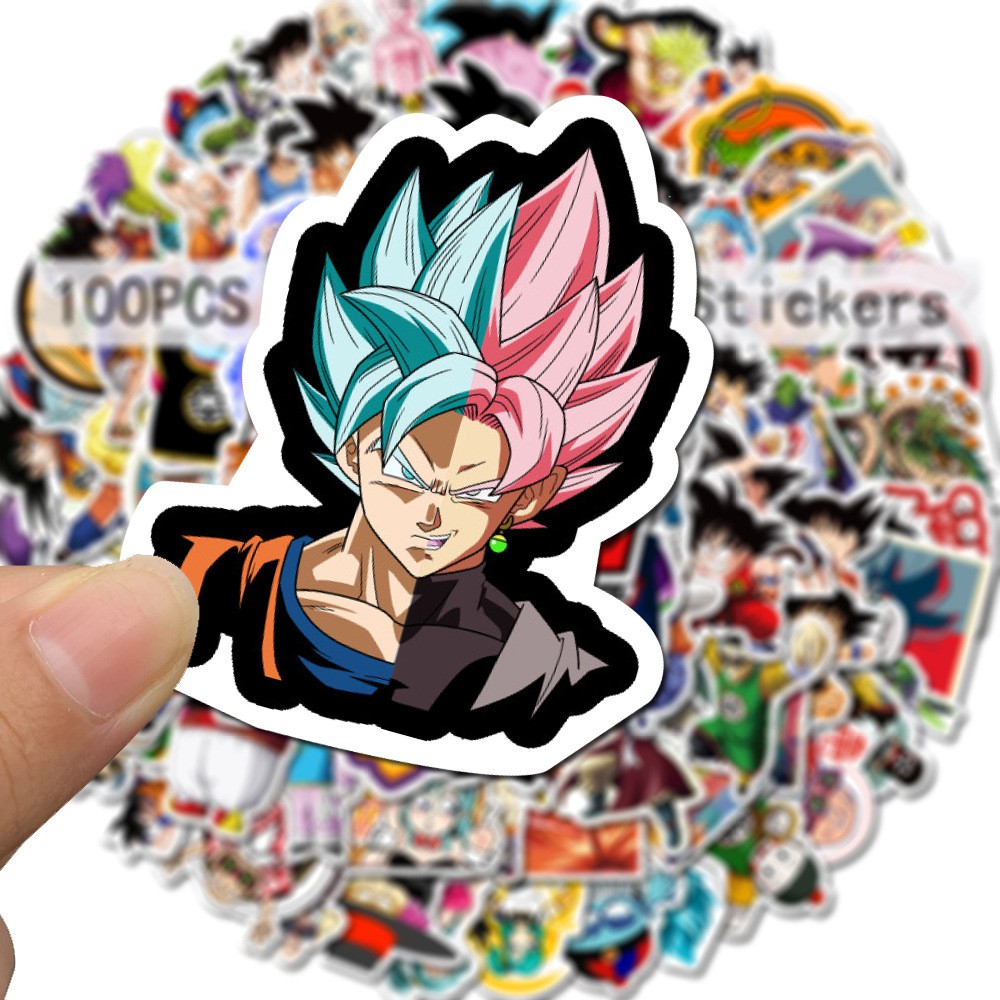 Combo 100 sticker Dragon Ball không thấm nước