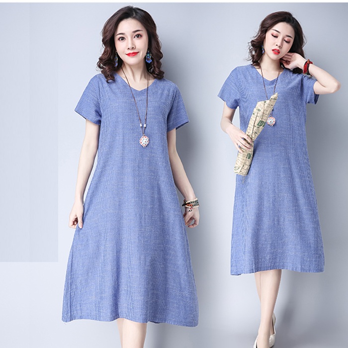 Đầm Suông Phom Nhiều màu