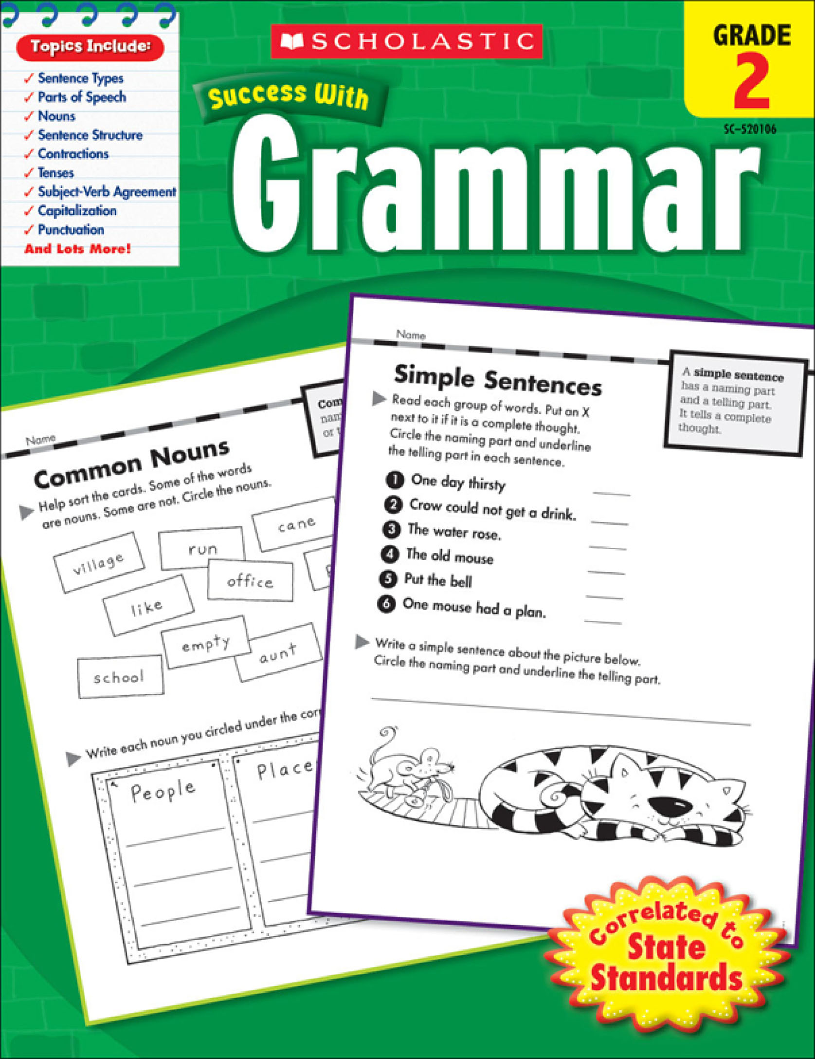 SCHOLASTIC SUCCESS WITH GRAMMAR 1-6 (Sách đen trắng)