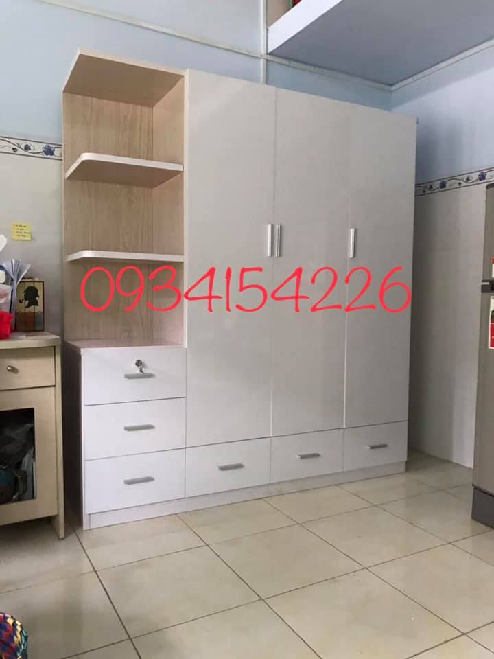 Tủ quần áo/ Tủ trẻ em/ Tủ nhựa đài loan giá rẻ 4 cánh 1m6*1m8 có đủ màu. có kệ trang trí. Thiết kế  cây treo và ngăn đồ gấp tiện lợi. Bảo hành 5 năm. Chỉ ship HCM, bình dương, biên hòa miễn phí.