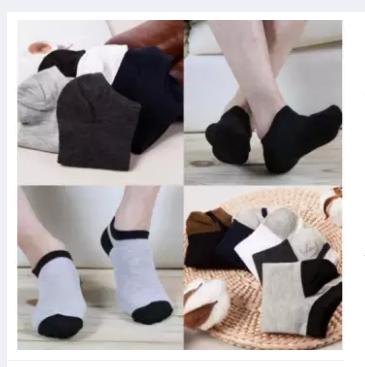 [HCM]Tất lười vá đáy nam-nữ đủ màu ( bộ 5 đôi)