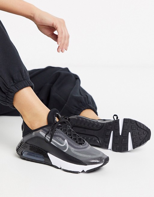 Giày Sneaker Air max 2090 black white size 39