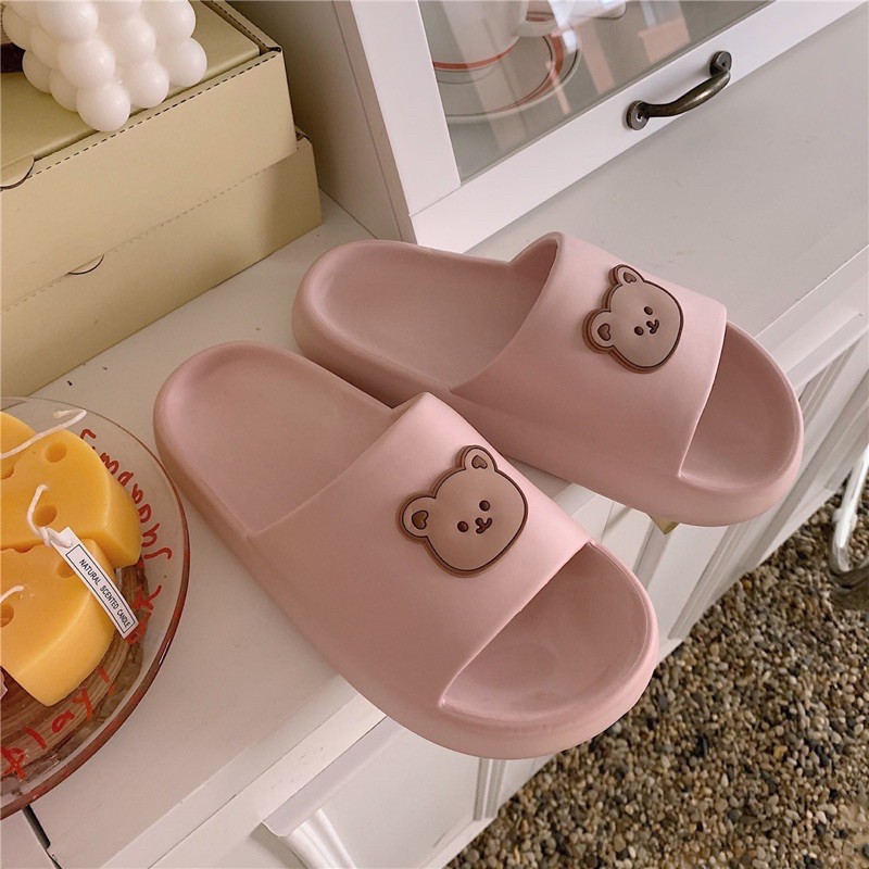 Dép đế bánh mì hình gấu CỰC CUTE
