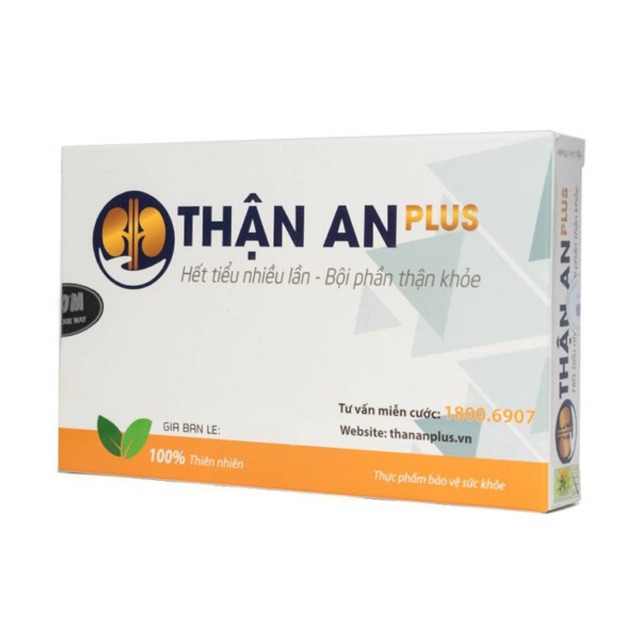THẬN AN PLUS - 20 viên - Hết tiểu nhiều lần - Bội phần thận khoẻ