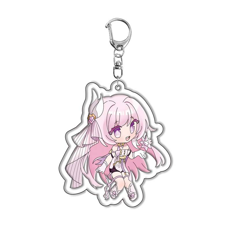 [17 mẫu] Móc khóa mica game Honkai Impact 3 (Hình in ép giữa 2 mặt mica) [T69 Shop]