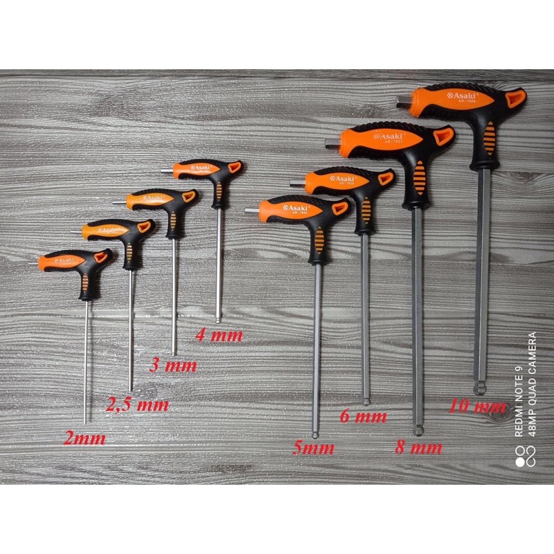 Lục Giác Tay Cầm 4mm Asaki Nhật