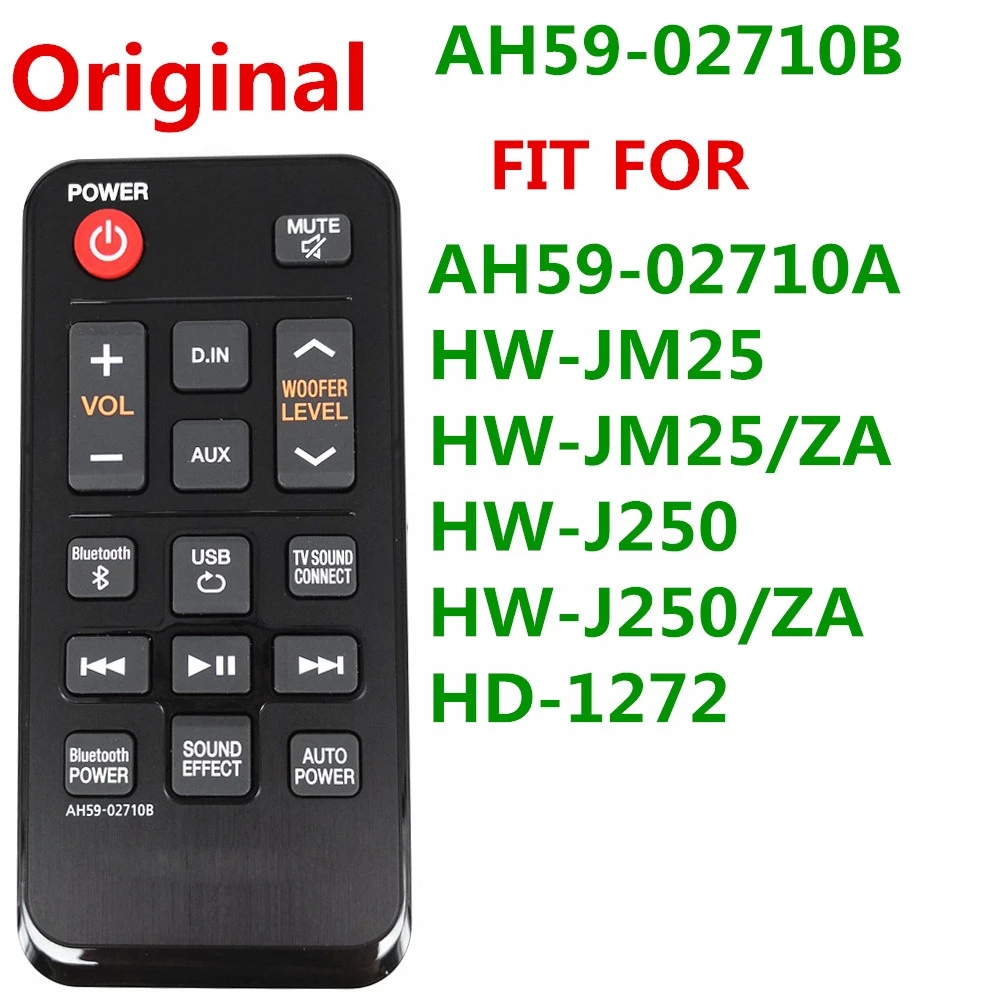 New original ah59-02710b for samsung audio sound bar remote control hw-j250 hwj250za ah5902710b soundbar