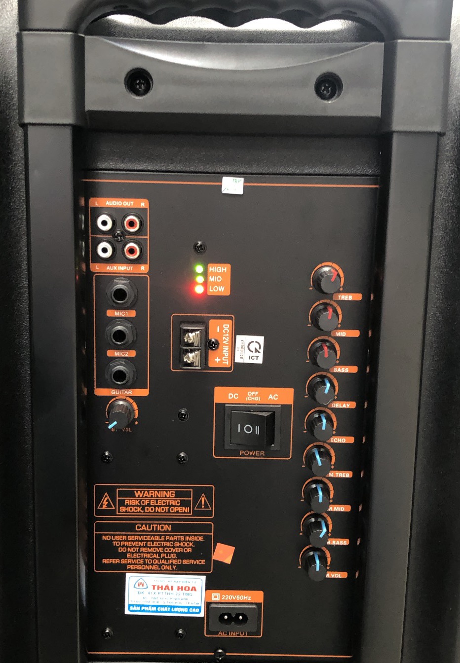 [HCM]Loa kéo Bluetooth Ronamax T15 (Đen)  4 tấc