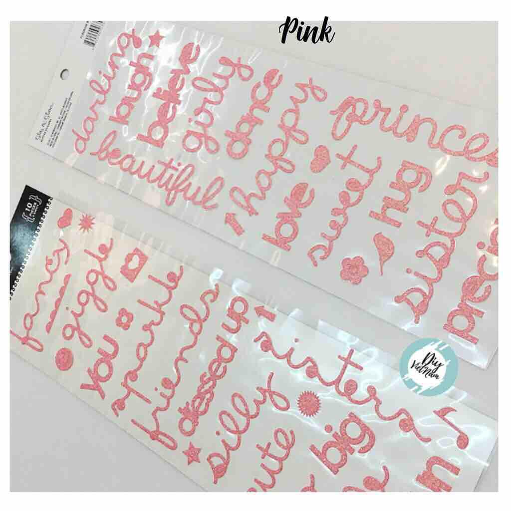 Sticker Chữ Kim Tuyến