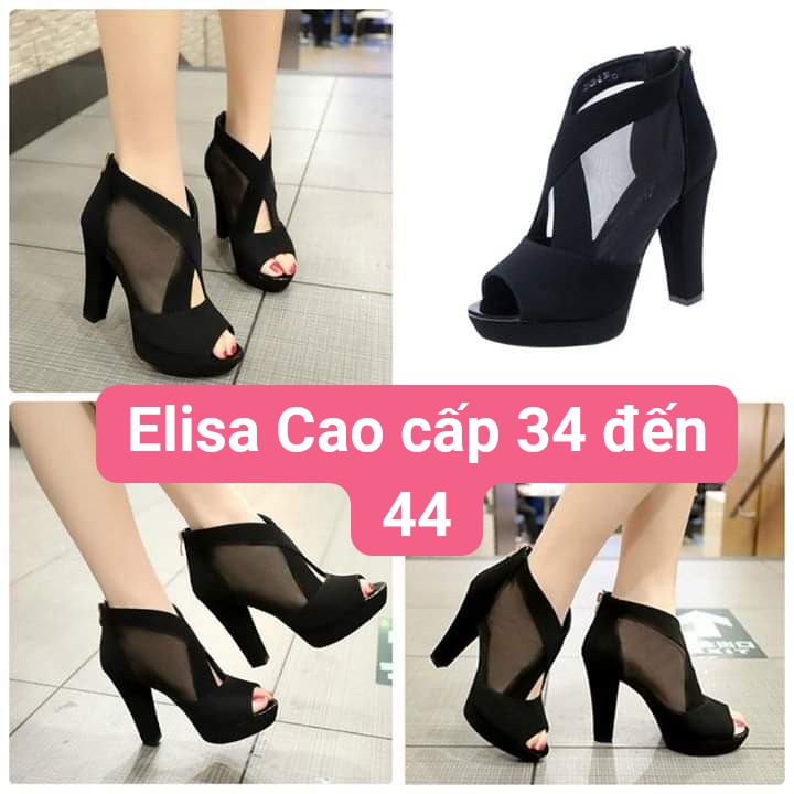 [HCM]G1330 - Giày Elisa phối lưới sang trọng