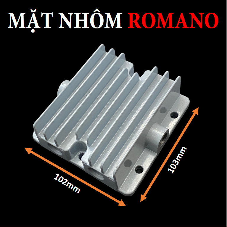Nắp nhôm máy nén khí không dầu, mặt nhôm romano.