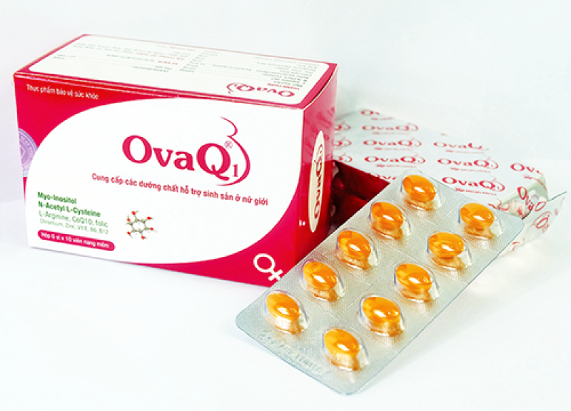 OvaQ1 - Khỏe trứng, hỗ trợ mang thai tự nhiên nhập khẩu