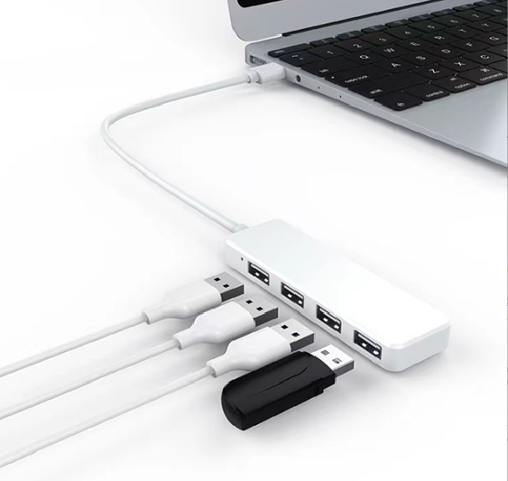 HUB Type C và HUB USB cho 4 cổng USB 2.0, USB OTG