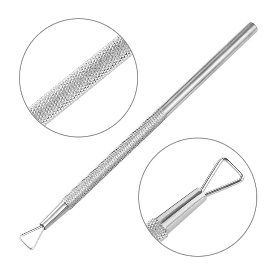 [HCM]Cây cạo sơn móng tay bằng thép không gỉ