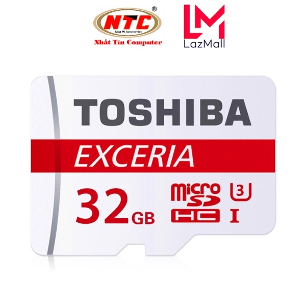 Thẻ nhớ MicroSDXC Toshiba Exceria M302 32GB U3 4K 90MB/s - Không Box (Đỏ)