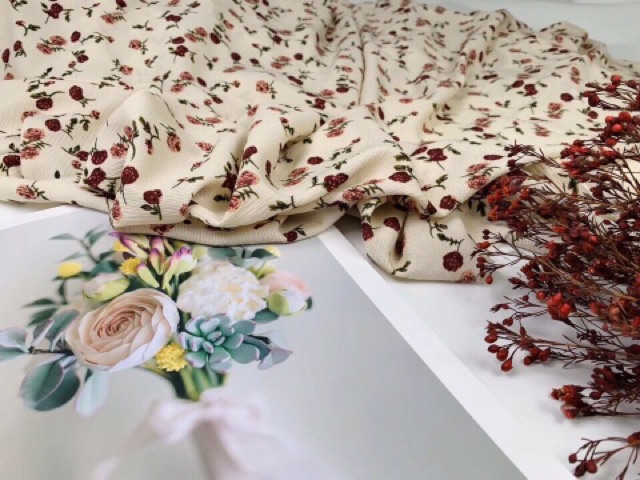 vải tằm gân thái mềm mát không nhăn