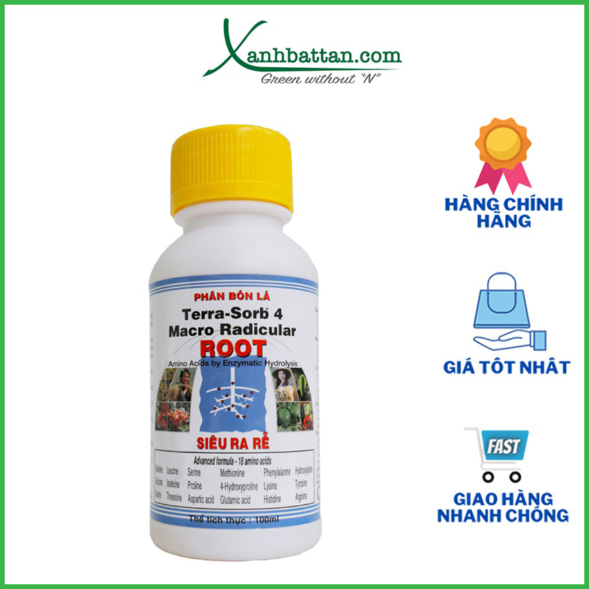 Kích Rễ Lan Terra Sorb 4 Root Chai 100 ml