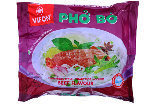 Phở Bò,Gà VIFON 65g/Gói (Phở Bò)