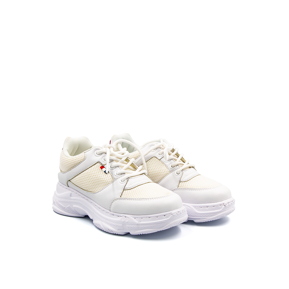 SIÊU SALE 7.7 | Giảm 30% đơn 199k - Giày Sneaker Nữ Đế Cao 7cm Da Microfiber Siêu Nhẹ Tomoyo TMW31307