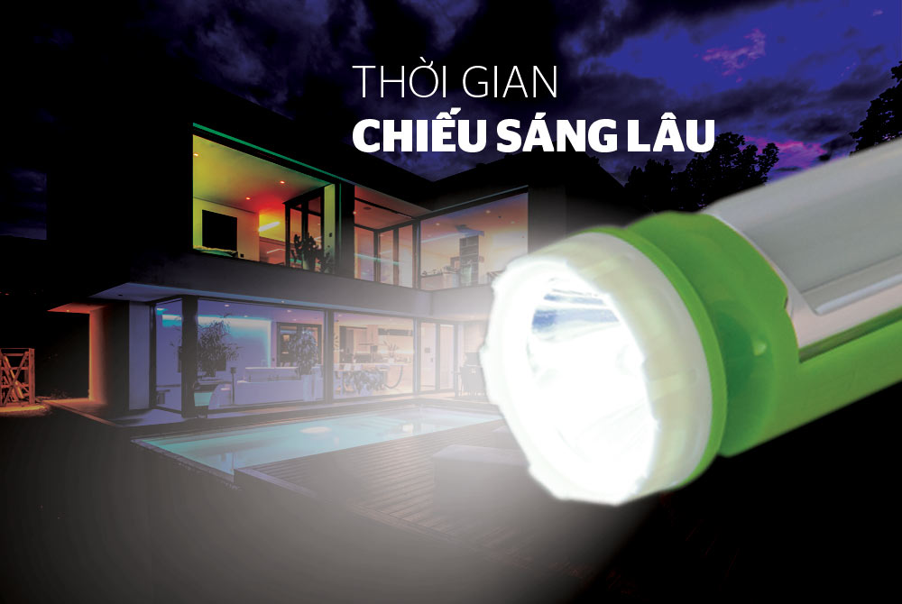 ĐÈN PIN ĐA NĂNG SUNHOUSE SHE-4200 bảo hành 6 tháng