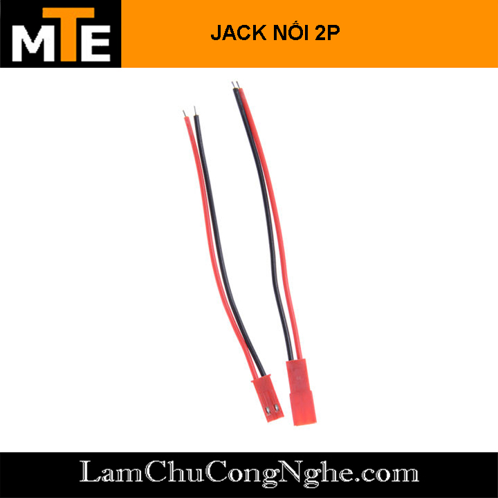 Cặp Jack kết nối JST-2P 2 Pin 20CM