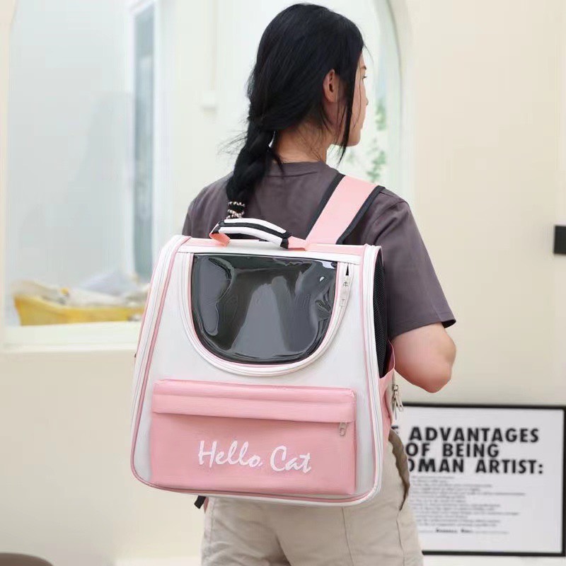 Balo vận chuyển chó mèo hello cat 37x34x25 -