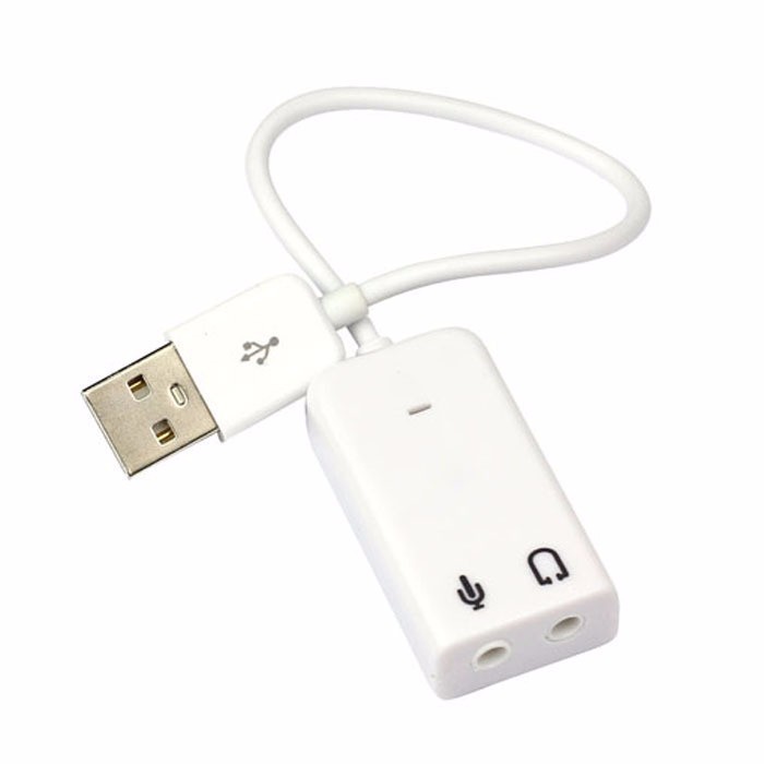 Usb Sound Có Dây 7.1 ( Cáp Chuyển Đổi Từ USB ra âm thanh cổng 3.5)- Full Box-JL