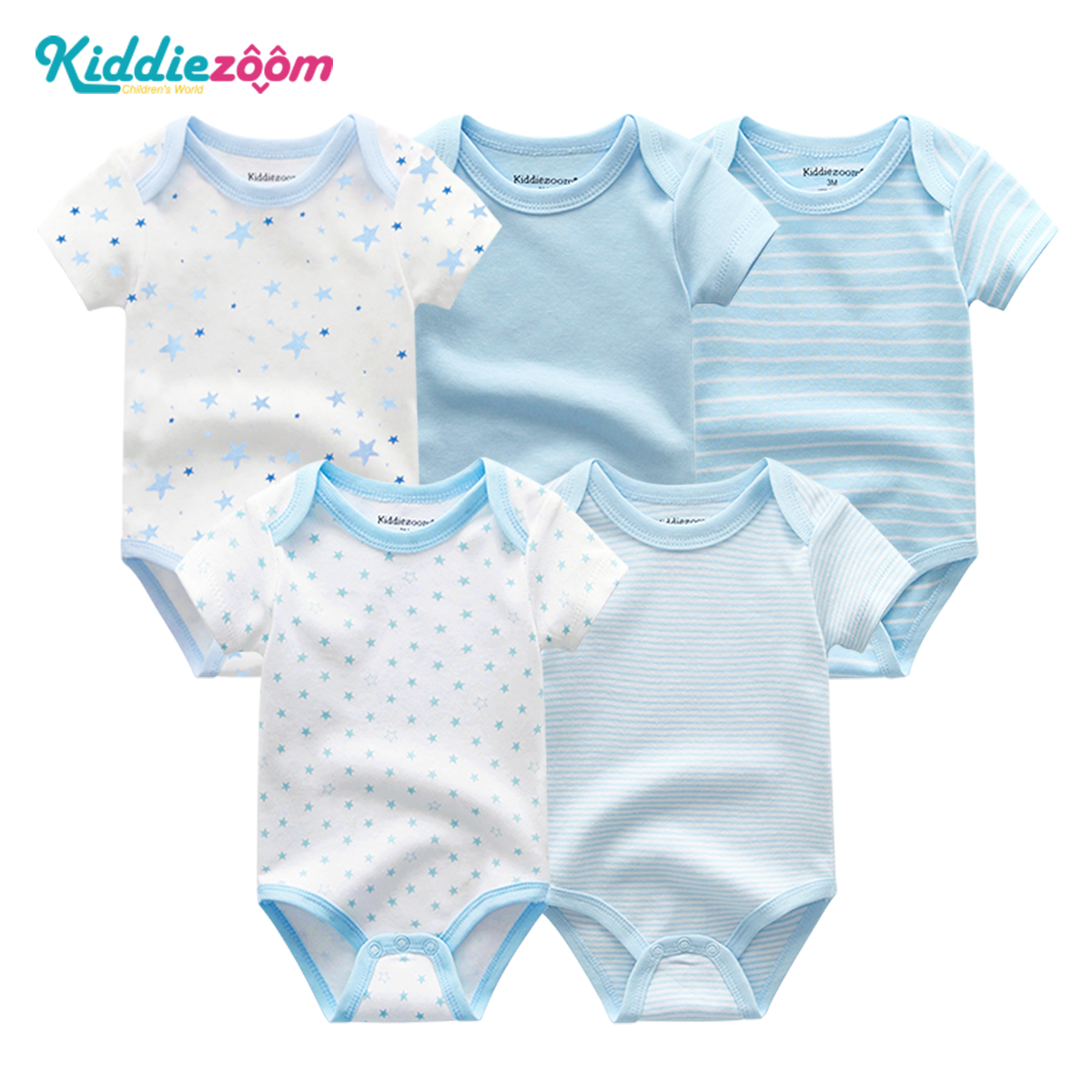 Kiddiezoom 5PCS baby romper jumpsuit