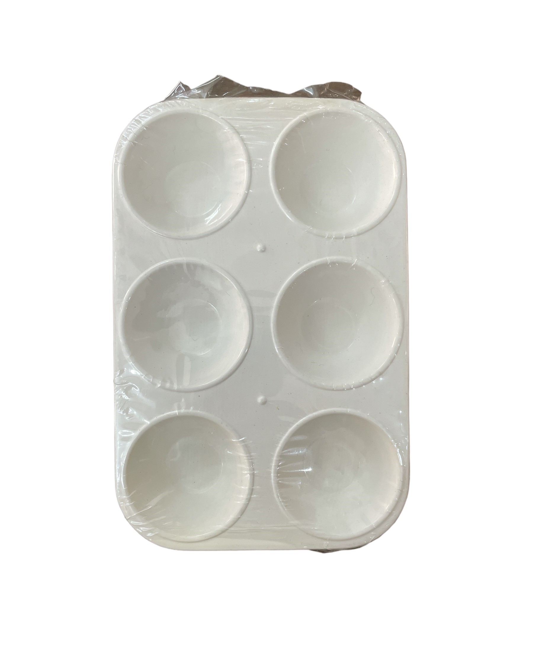 Vĩ pha màu 6 lỗ - 10 cái - palette pha màu 6 lỗ - lốc