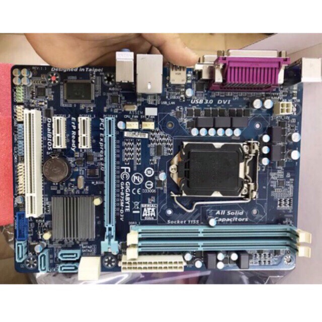 Main Gigabyte B75 Socket 1155 DDR3 Zin