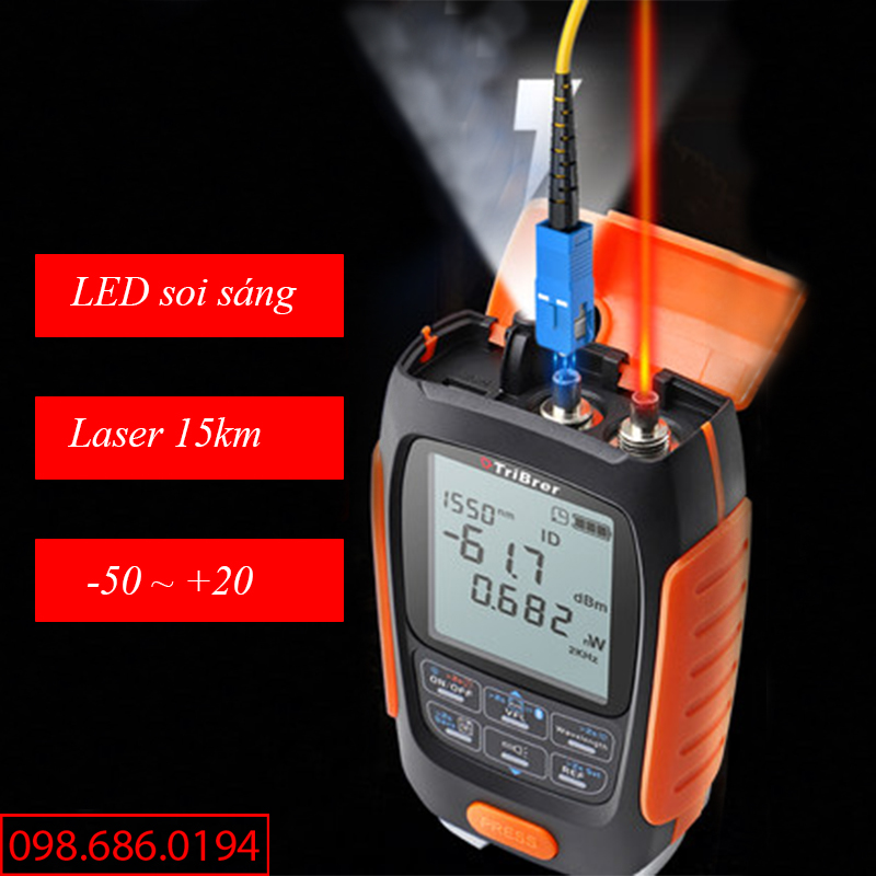 Máy đo công suất quang Triber mini 4 in 1 VFL 15nW - Nhỏ gọn mạnh mẽ
