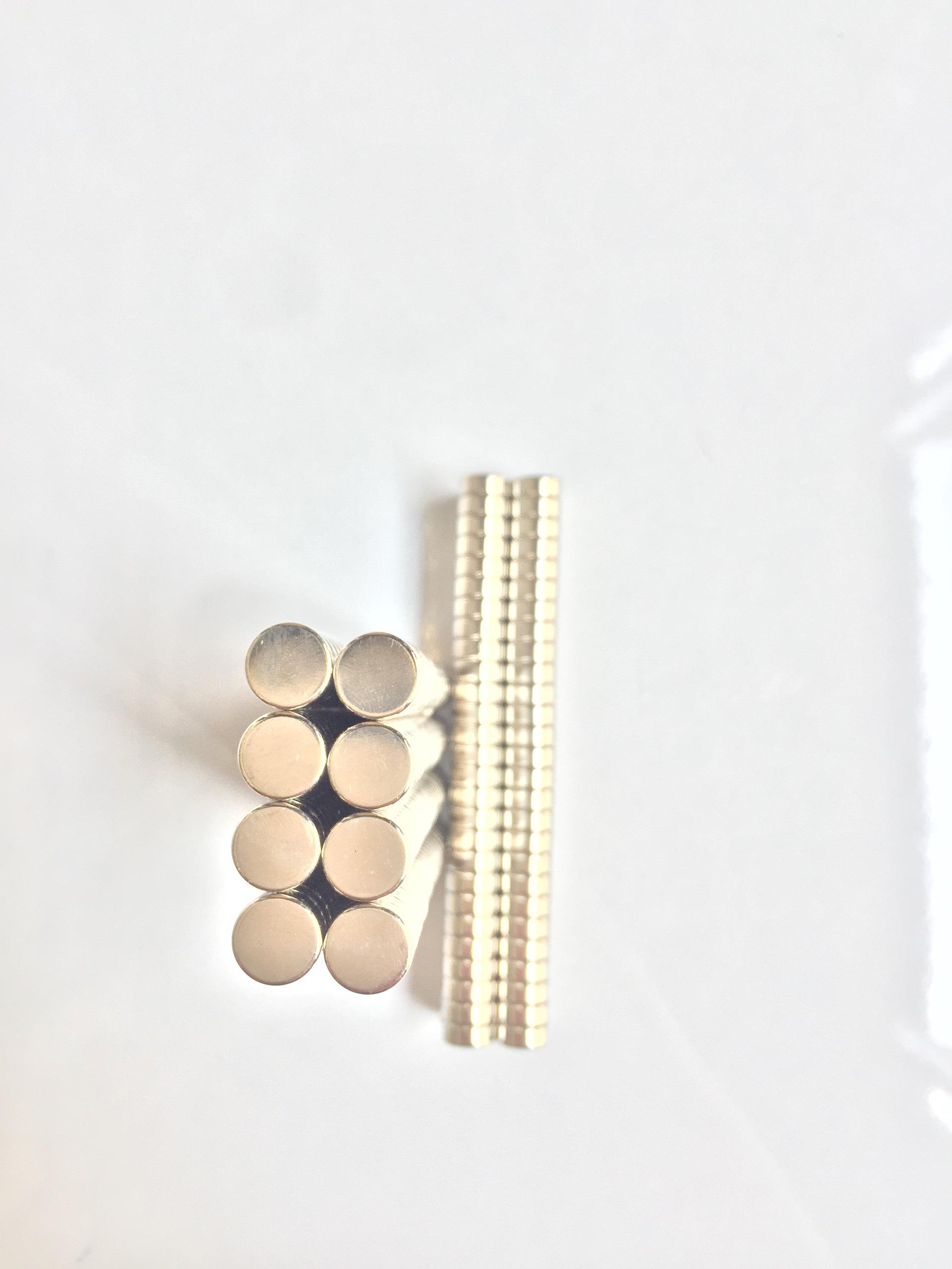 [HCM]Nam châm cực mạnh Ø 10x3mm nam châm NdFeB trắng đất hiếm