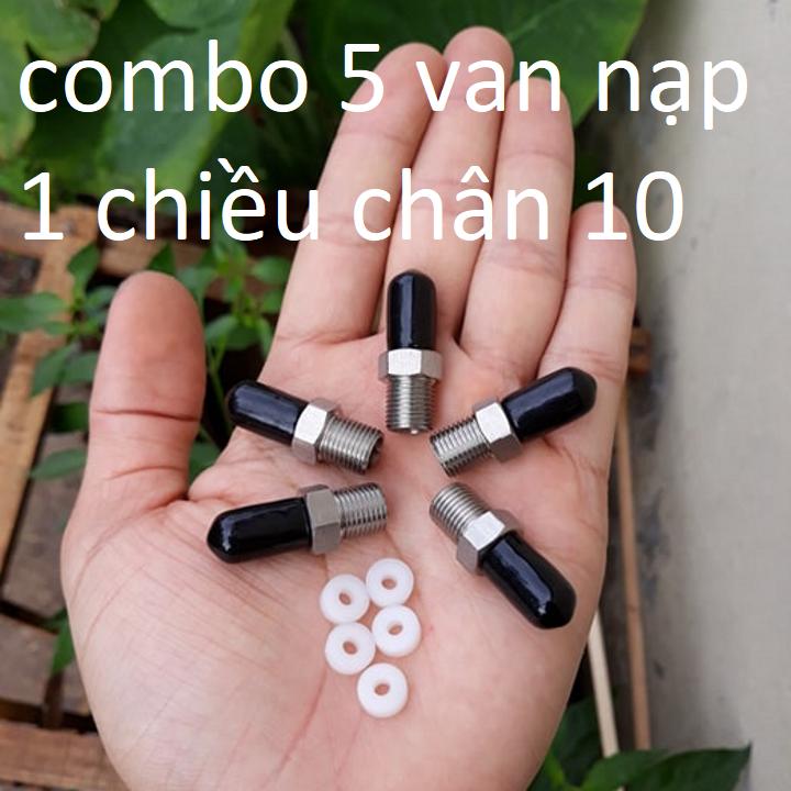combo 5 van nạp 1 chiều