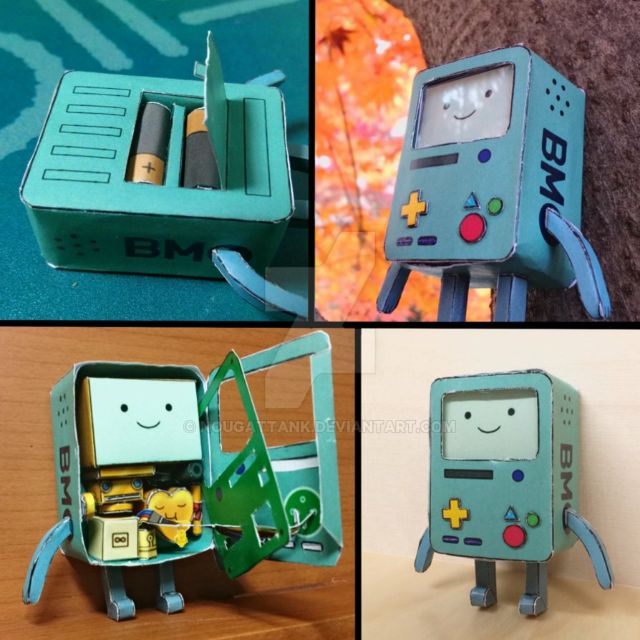 Mô hình giấy BMO chi tiết (Adventure time)