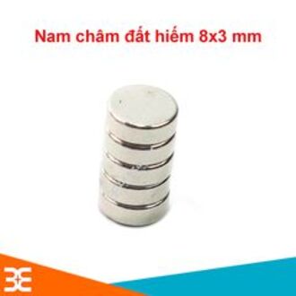 Bộ 10 viên nam châm đất hiếm 8x3mm