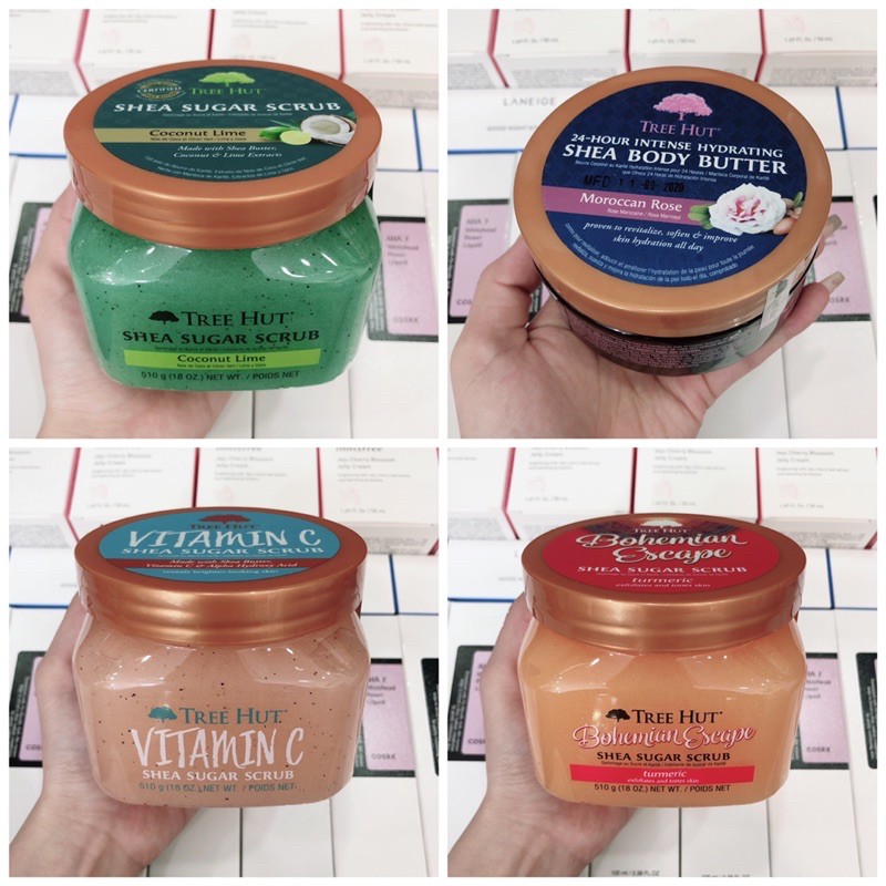Tẩy tế bào chết Tree Hut Shea Sugar Scrub