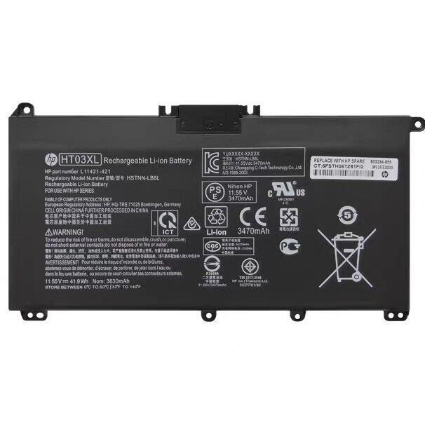 Pin (Original)41Wh HP Pavilion 14-CE 14-CF HT03XL Battery
